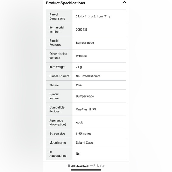 OnePlus 11 5G Aramid Fiber Bumper Case (Black) Phone Case New - Picture 12 of 13